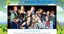 Desktop Screenshot of campquestwest.org