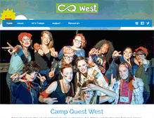 Tablet Screenshot of campquestwest.org
